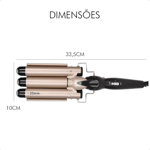 Tri-ondas Modelador de Cachos - Bellere™